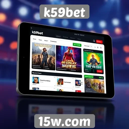 Interface do K59bet é acessível e amigável